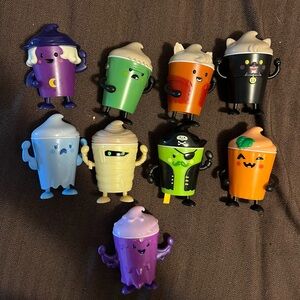 Wendy’s Frosty Frights Figures Lot 2024&2025 Halloween Toys